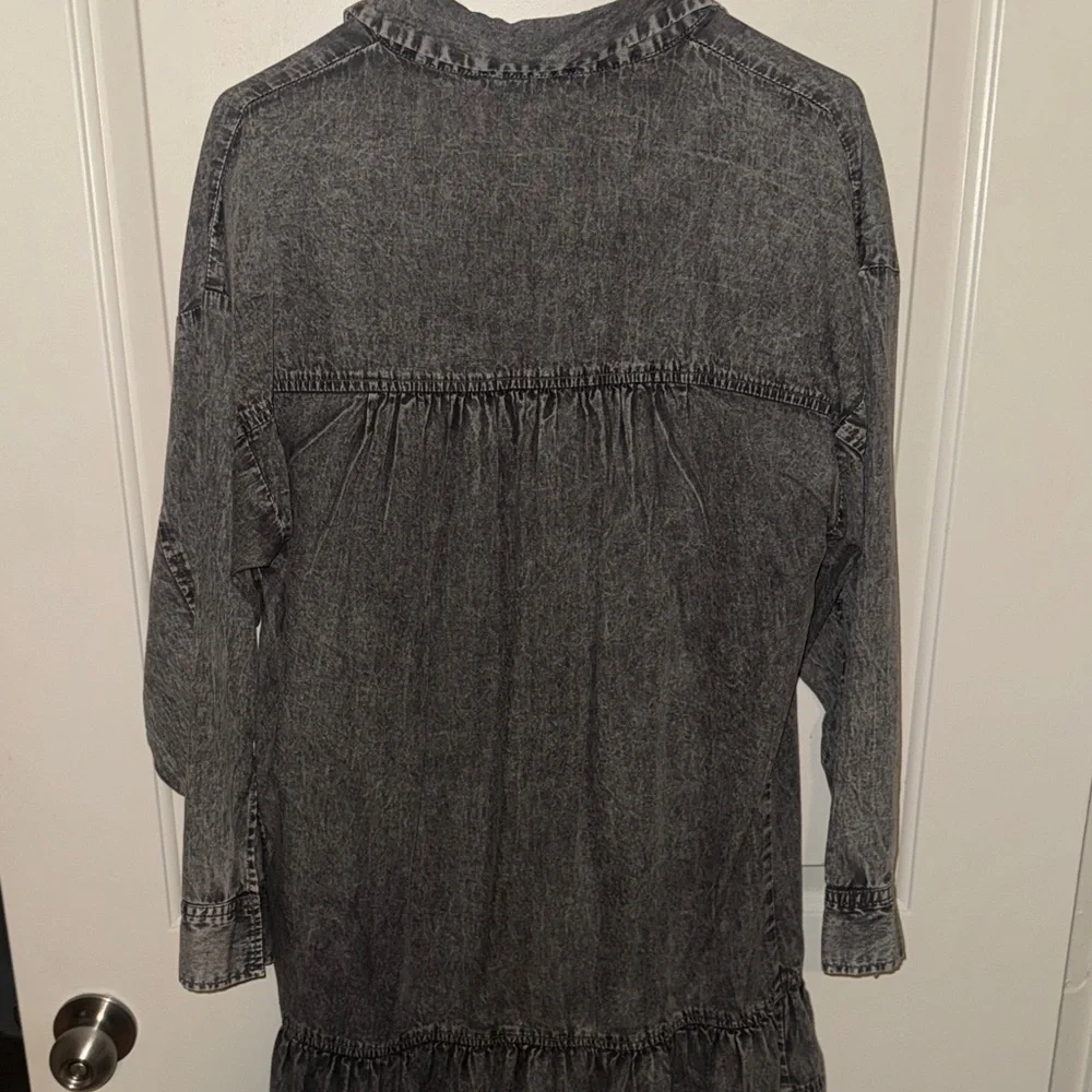 Elan Charcoal Long Sleeve Dress - Picture 5 of 5